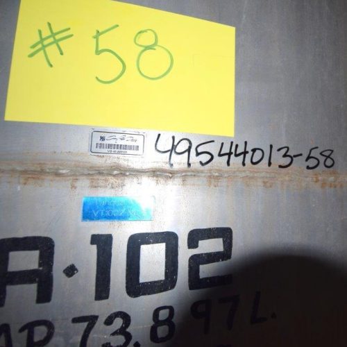 19,500 Gallons Capacity (Approx.) Vertical S/S Single Wall Tank