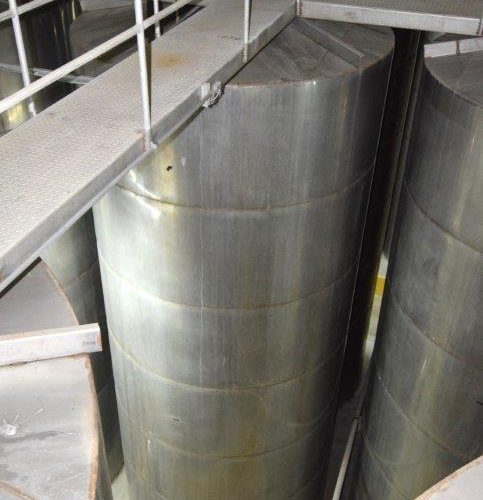 19,500 Gallons Capacity (Approx.) Vertical S/S Single Wall Tank