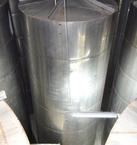 19,500 Gallons Capacity (Approx.) Vertical S/S Single Wall Tank