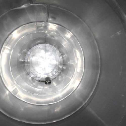 19,500 Gallons Capacity (Approx.) Vertical S/S Single Wall Tank