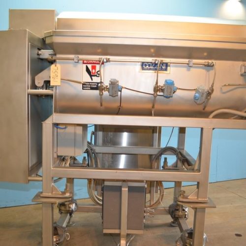 Cozzini Model CMB S/S 1,000 lbs Co2 Injection Twin Shaft Paddle Mixer