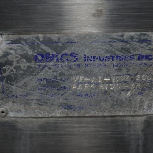 Orics Model VFND1603 S/S (3) Head Piston Filler