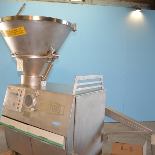 Vemag Model Robot HP10S S/S Vacuum Stuffer with Trolley Hoist