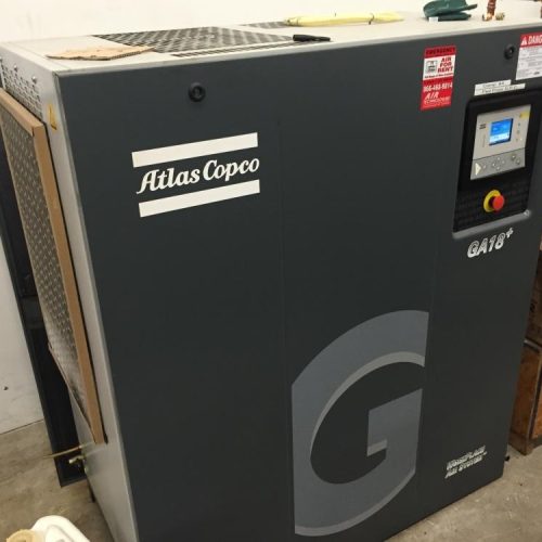 Atlas Copco Model GA18P 25 HP Air Compressor