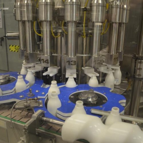 Complete 250 ml Liquid Filling and Packaging Line Including Filling, Capping, Packing