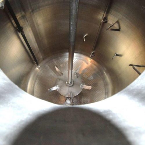 4,500 Gallon Cherry Burrell 316 S/S Vertical Jacketed Agitated Tank