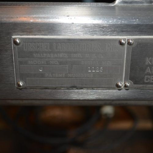 Urschel Model J9A S/S Belt Fed Dicer/ Strip Cutter