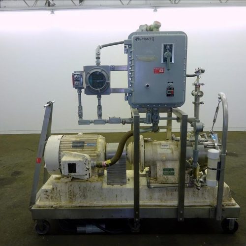 Charlotte Model SD40 316S/S 40 HP 600-1,200 GPH Jacketed Colloid Mill
