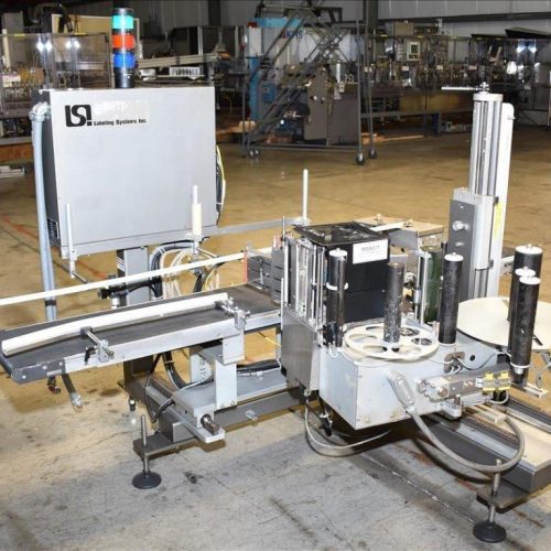 LSI Model 1400 Single Head Print and Apply Pressure Sensitive Labeler