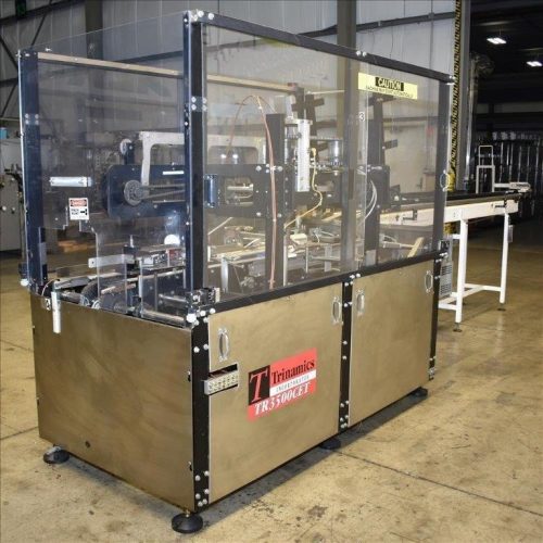Trinamics Model TR3500CET Heavy Duty Automatic Case Erector W/ Bottom Tape Sealer