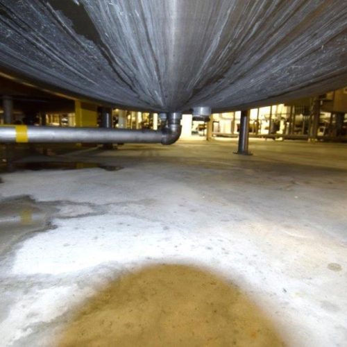 8,000 Gallon Northland Vertical S/S Single Wall Agitated Tank