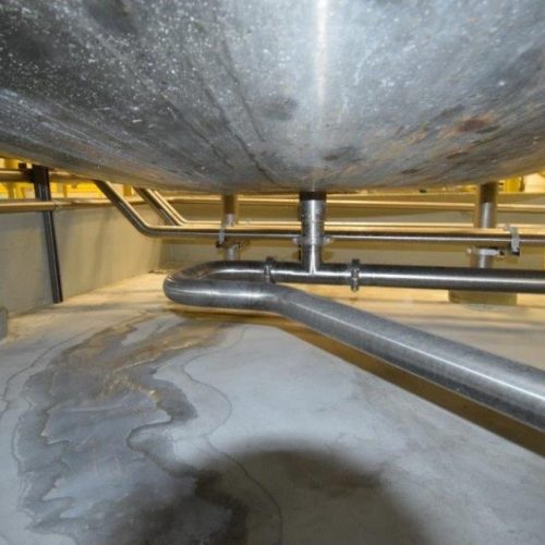 8,000 Gallon Northland Vertical 316L S/S Single Wall Agitated Tank