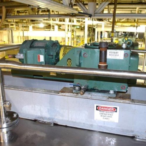 8,000 Gallon Northland Vertical 316L S/S Single Wall Agitated Tank