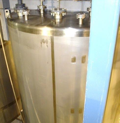 8,0000 Gallon Northland Vertical 316L S/S Single Wall Agitated Tank