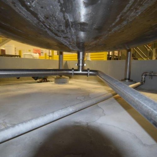 8,0000 Gallon Northland Vertical 316L S/S Single Wall Agitated Tank