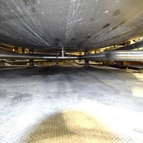 8,000 Gallon Northland Vertical 316 S/S Single Wall Agitated Tank