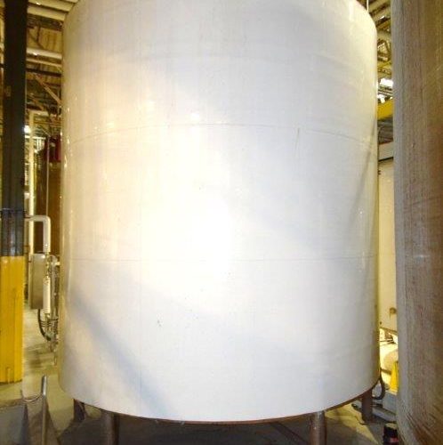 8,000 Gallon Northland Vertical S/S Jacketed Turbine Agitated Tank
