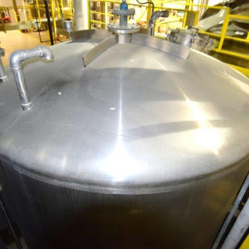 6,500 Gallon Northland Vertical 316 S/S Jacketed Tank