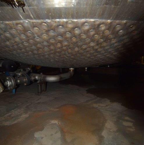 6,500 Gallon Northland Vertical 316 S/S Jacketed Tank