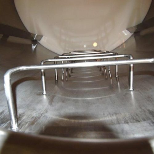 8,000 Gallon Northland Vertical 316 S/S Jacketed Agitated Tank