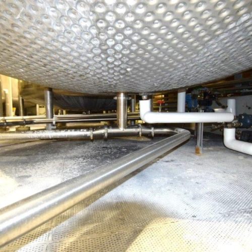 8,000 Gallon Northland Vertical 316 S/S Jacketed Agitated Tank