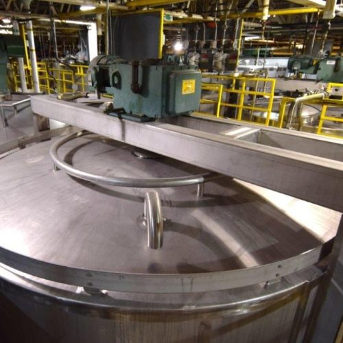 8,000 Gallon Northland Vertical 316 S/S Wingle Wall Agitated Tank