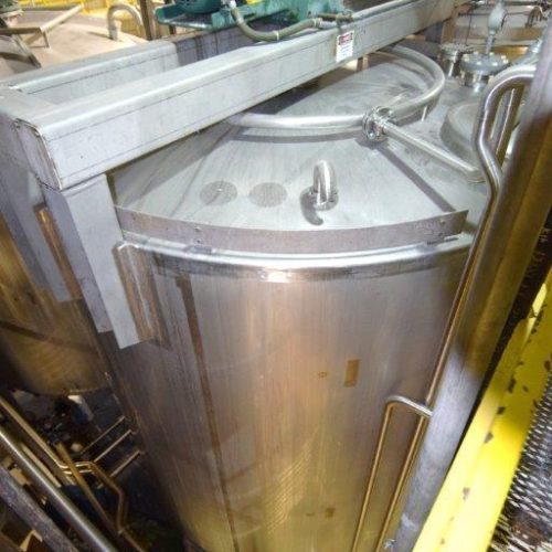 8,000 Gallon Northland Vertical S/S Single Wall Turbine Agitated Tank