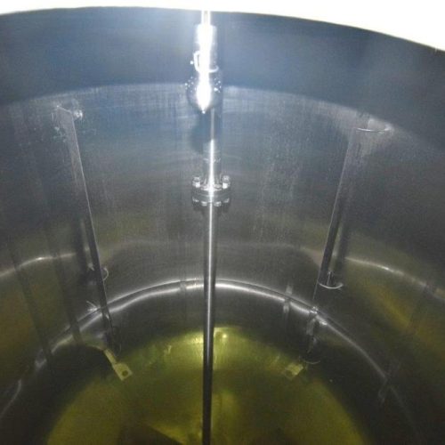 8,000 Gallon Northland Vertical S/S Single Wall Turbine Agitated Tank