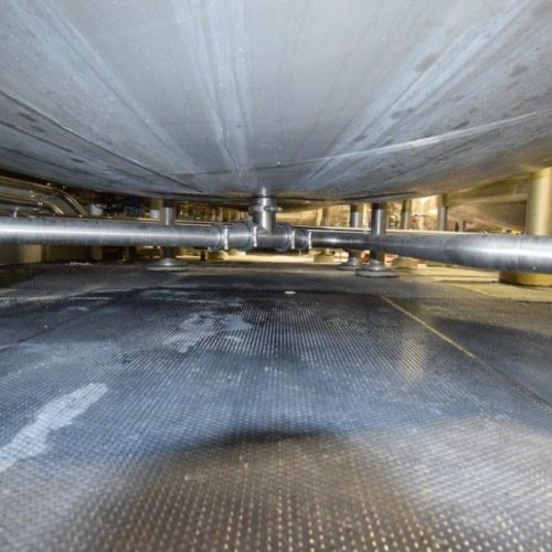 8,000 Gallon Northland Vertical S/S Single Wall Turbine Agitated Tank