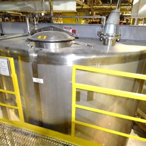 8,000 Gallon Northland Vertical 316L S/S Single Wall Tank