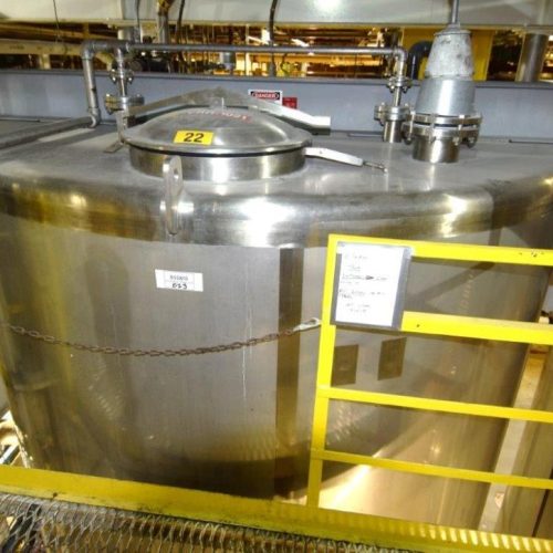 8,000 Gallon Northland Vertical 316L S/S Single Wall Tank