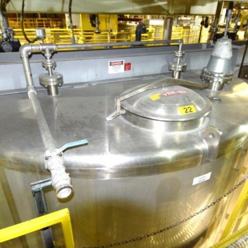 8,000 Gallon Northland Vertical 316L S/S Single Wall Tank