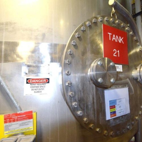 8,000 Gallon Northland Vertical 316L S/S Single Wall Tank