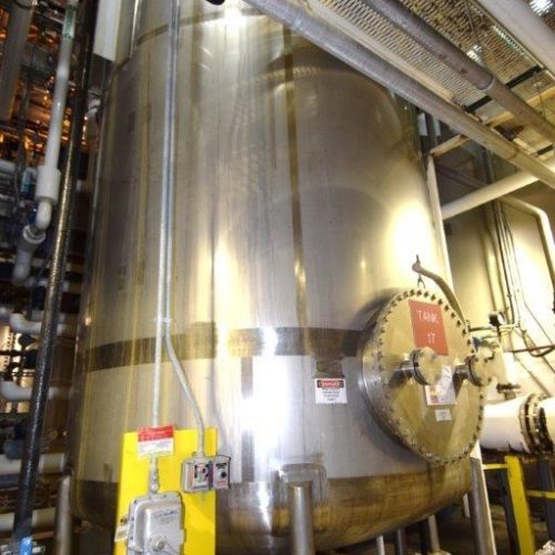 8,000 Gallon Northland Vertical 316L S/S Single Wall Tank