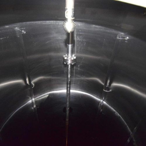 8,000 Gallon Northland Vertical S/S Single Wall Turbine Agitated Tank