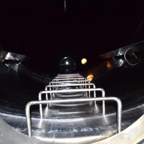 8,000 Gallon Northland Vertical S/S Single Wall Turbine Agitated Tank