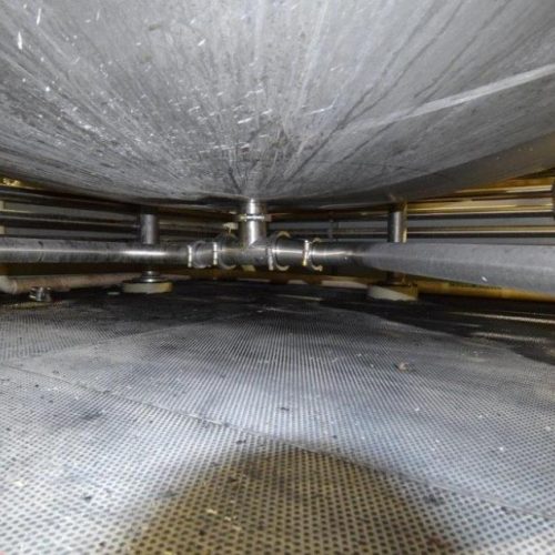 8,000 Gallon Northland Vertical S/S Single Wall Turbine Agitated Tank