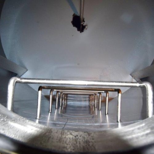 8,000 Gallon Northland Vertical S/S Single Wall Agitated Tank