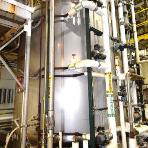 8,000 Gallon Northland Vertical 316L S/S Jacketed Agitated Reactor