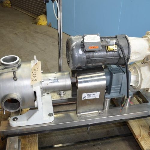 Sine Model MR150 5 HP S/S Sanitary Rotary Positive Displacement Pump