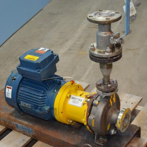 Kontro Model GSA 7.5 HP 316 S/S Centrifugal Pump