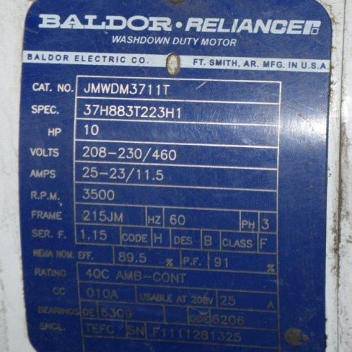 Osmonics Model 74BHR43KYDLXDPSP Reverse Osmosis System