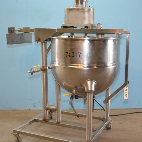 100 Gallon Groen Model TA100 S/S Jacketed Twin Agitated Kettle