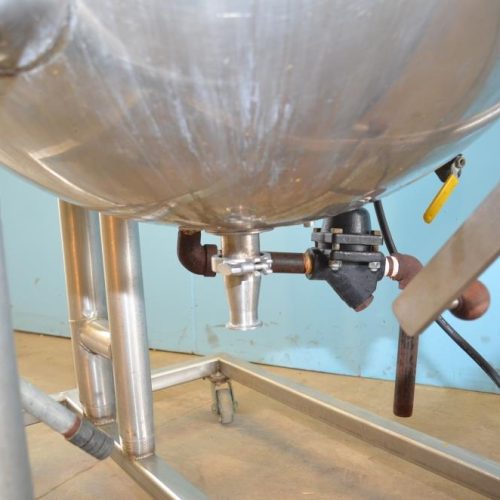 100 Gallon Groen Model TA100 S/S Jacketed Twin Agitated Kettle