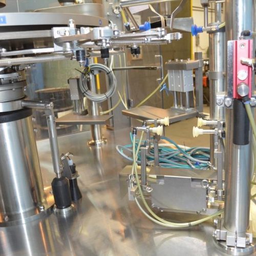 Viking Solpac Model 8SZ450 S/S 40 PPM Rotary Pre Made Pouch Filler and Sealer