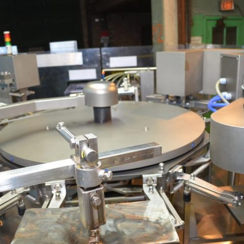 Viking Solpac Model 8SZ450 S/S 40 PPM Rotary Pre Made Pouch Filler and Sealer