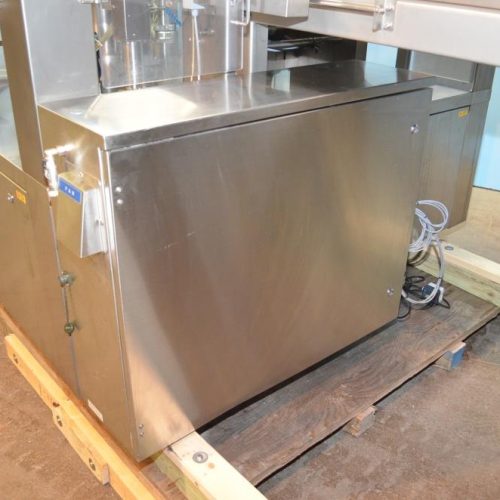 Viking Solpac Model 8SZ450 S/S 40 PPM Rotary Pre Made Pouch Filler and Sealer