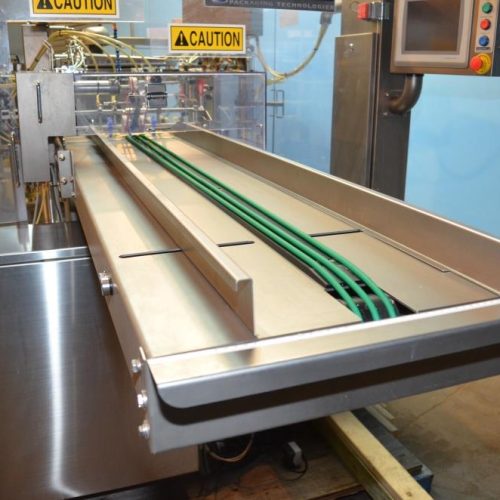 Viking Solpac Model 8SZ450 S/S 40 PPM Rotary Pre Made Pouch Filler and Sealer