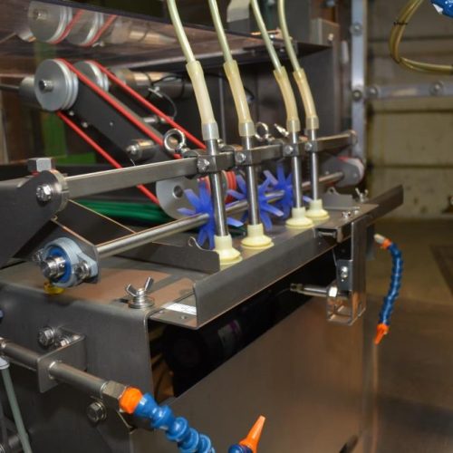 Viking Solpac Model 8SZ450 S/S 40 PPM Rotary Pre Made Pouch Filler and Sealer