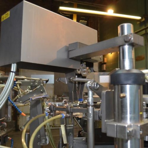 Viking Solpac Model 8SZ450 S/S 40 PPM Rotary Pre Made Pouch Filler and Sealer